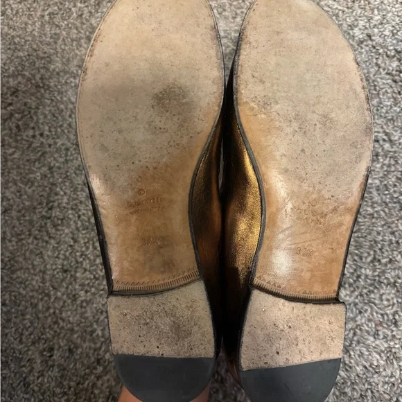 Gucci Horsebit Loafers | Bronze Leather | Size 37.5 | Original Box - Picture 6 of 6
